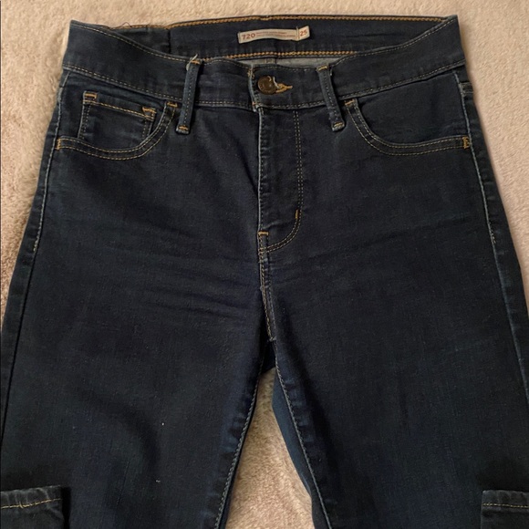 Levi's Midnight Blue Jeans Sz 25 - Picture 2 of 6